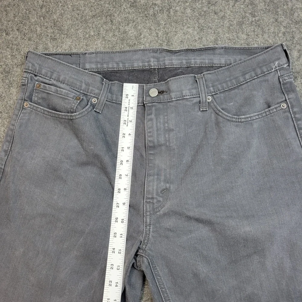 Levis 541 Jeans Mens 40x32 Gray‎ Denim Red Tab Americana Athletic Fit Stretch